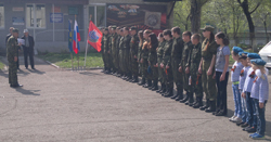 Адресное поздравление ветеранов, май 2015